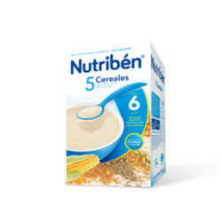 Nutribén Papilla 5 Cereales 600 G