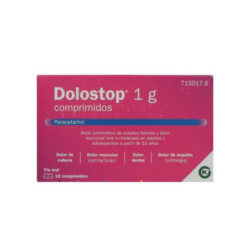 Dolostop 1 g 10 comprimidos
