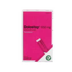 Dolostop 650 mg 10 sobres solucion oral 10 ml