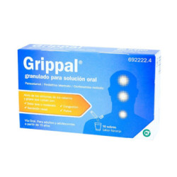 Grippal con fenilefrina 10 sobres granulado para solución oral